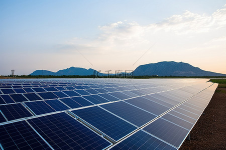 太阳能环保背景图片_第一个从太阳能获取电力的国家