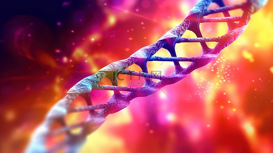 染色体dna背景图片_用于教育或科学目的的 3d 渲染 DNA 概念图像