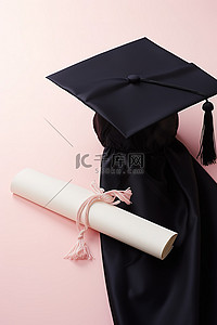 礼服礼服背景图片_毕业礼服和毕业帽的图片