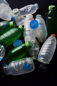 空塑料瓶背景图片_废物管理空塑料塑料瓶