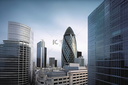 东京日本背景图片_伦敦的高楼大厦在背景中
