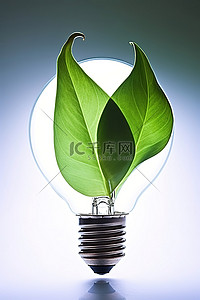 环保循环使用背景图片_灯泡被包围