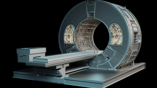3D 渲染 X 射线中的磁共振成像扫描装置