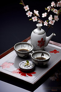 特产清酒背景图片_Ubuko 日式茶几