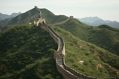长城墙壁背景图片_中国的长城 中国的长城