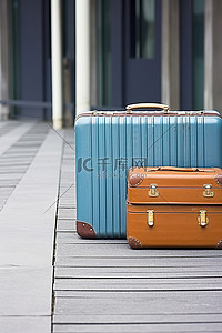 着手背景图片_上面放着手提箱的行李