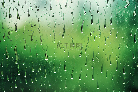 雨季背景图片_玻璃上有一些冷凝水