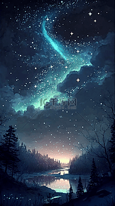 星空唯美背景