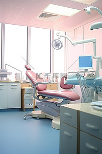 科室背景图片_牙科诊所里空荡荡的牙科室
