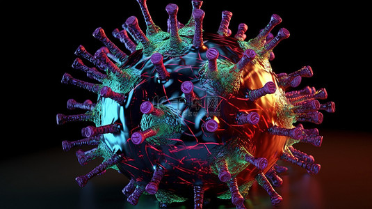 以 3D 形式可视化病毒的概念