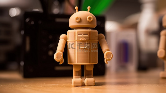 男人的背景图片_3D 打印的 Android 机器人设计变得栩栩如生