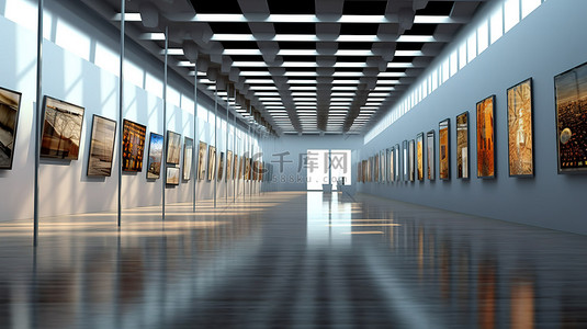 柏林博物馆岛背景图片_沉浸式3D博物馆展览概念