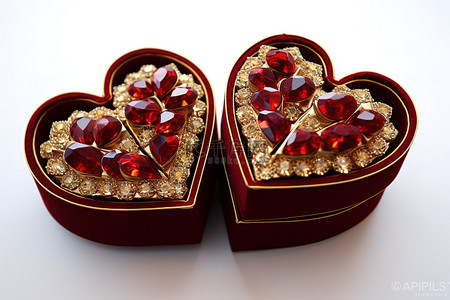 情人节礼品盒是珠宝店的新趋势，这些漂亮的盒子有美丽的心形形状