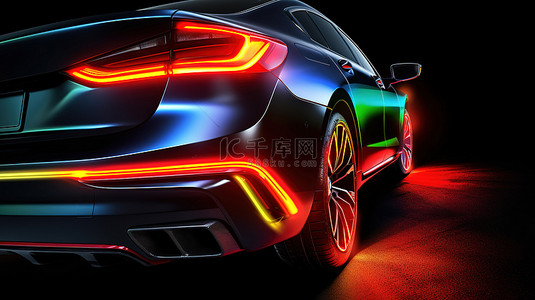 车尾灯背景图片_适合您车辆的增强型 3D LED 尾灯