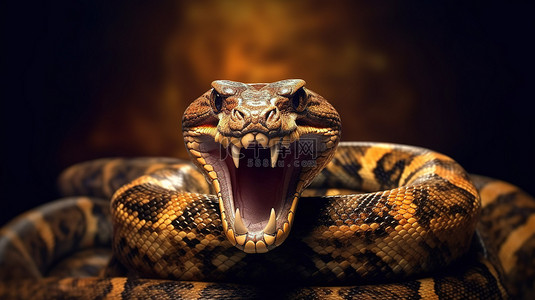 蟒蛇背景图片_巨大的蛇纹石 python 3d 渲染