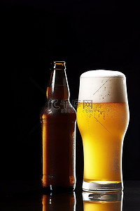 蓝带啤酒啤酒罐背景图片_啤酒取样器玻璃啤酒和啤酒瓶