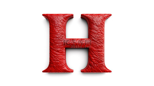 纯白色肌理背景图片_纯白色背景上小写的“h”