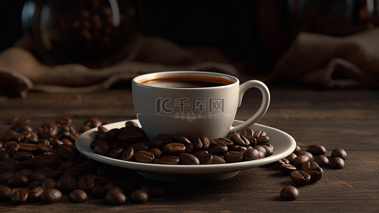 奶茶店招牌背景图片_咖啡杯咖啡桌面背景
