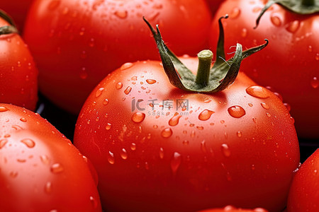 新鲜西红柿背景图片_番茄食谱