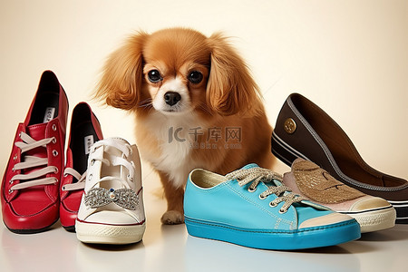 小狗和鞋子收藏