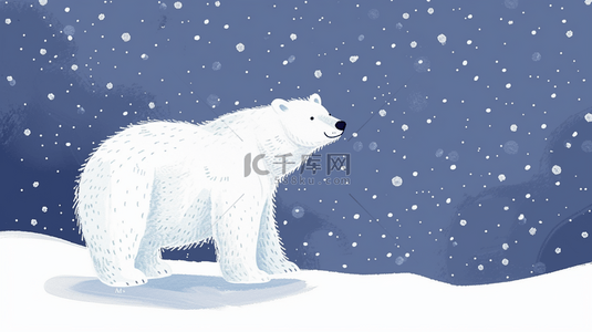 清新可爱北极熊电脑壁纸设计