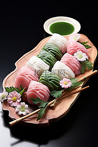 松鹤中国风名片背景图片_中国木板上的菊花鲭鱼