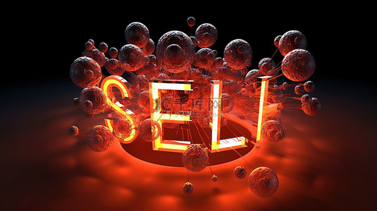 生气的小蚂蚁背景图片_用 3D 渲染的细胞阐明科学
