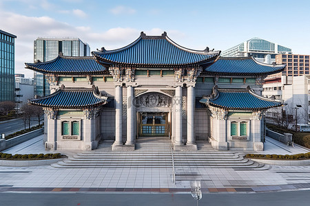 金福来缘背景图片_千叶大学 景福宫 金泉