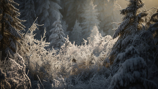 风季节背景图片_冬天季节积雪