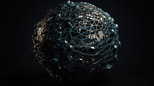 体积背景图片_可视化球体的 3d 结构体积渲染