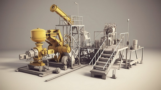 工业机械3D模型