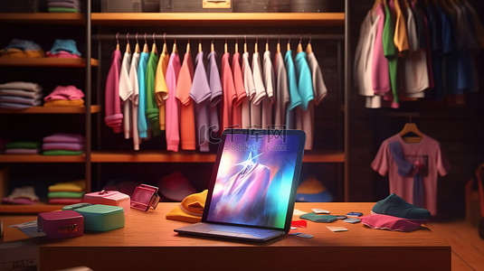 电子商务便利性 通过计算机或手机的网上商店轻松从在线零售商处订购衣服