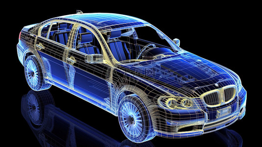 车身结构设计3D模型