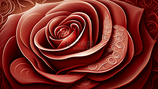 红玫瑰背景背景图片_情人节七夕红玫瑰背景