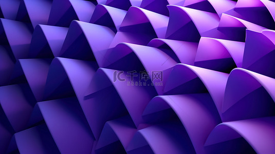 紫色几何背景背景图片_3d 渲染紫色几何背景与浮雕效果