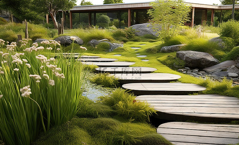 现代家居景观规划的花园设计