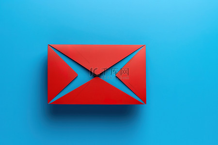 蓝色背景箭头背景图片_蓝色背景上带有向上箭头的电子邮件标志