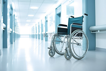 医院里的轮椅