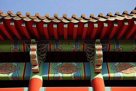 首尔的旧宝塔屋顶
