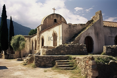 希腊克里尼斯阿拉斯和泽德克修道院
