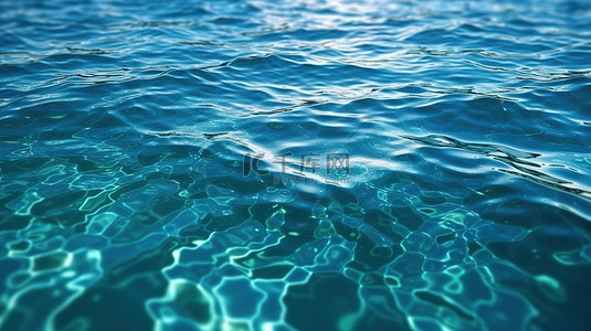海洋的纹理背景图片_蓝水背景下具有软焦点选择性的海浪低角度视图
