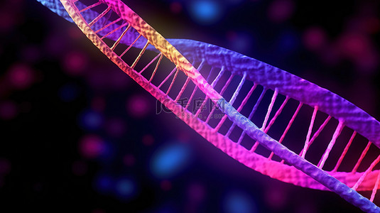 概念 DNA 编码的孤立 3D 插图