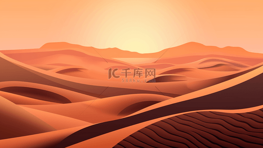 荒芜的原野背景图片_沙漠沙丘戈壁撒哈拉沙漠背景