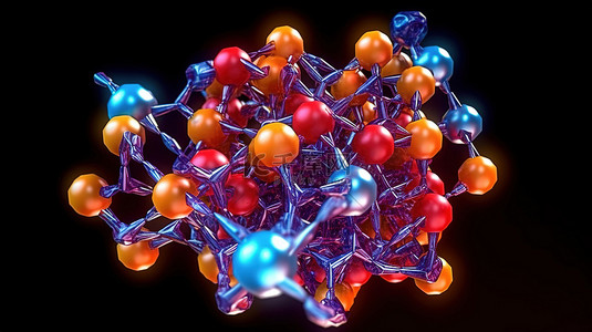 负责背景图片_转化酶负责蔗糖水解的酶的 3D 分子表示