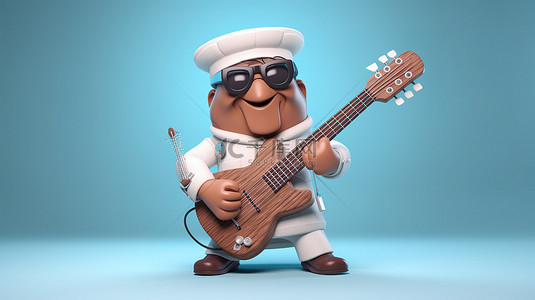 3D 搞笑医生弹奏吉他