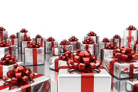 新年透明免抠背景图片_透明背景上礼品包装盒的库存插图