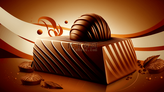 巧克力方砖背景