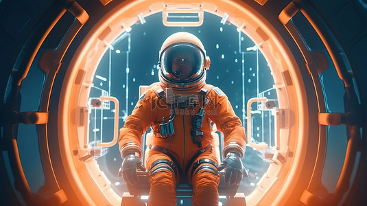 孤独的太空旅行者以令人惊叹的 3D 艺术形式对深空进行科幻探索