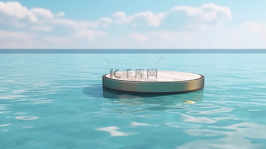 水上沉浸式3D插画讲台呈现自然之美
