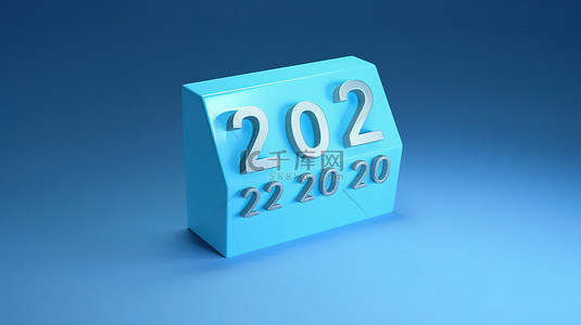 4 月 20 日浅蓝色背景上的氰化石彩色日历图标 3d 渲染图